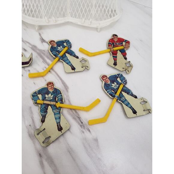 Vintage Eagle Toys NHL Metal Tin Replacement Hockey Players‎ Toronto Vs Montreal - Picture 6 of 10